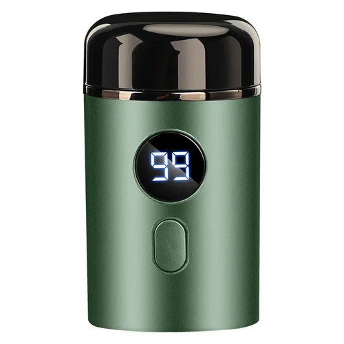 Draagbaar mini-elektrisch roterend scheerapparaat met LED-display