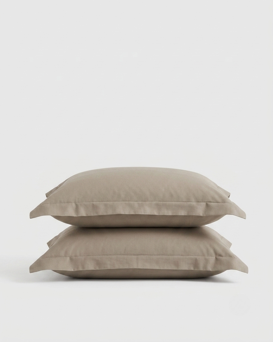 Soft Washed Cotton Breathable Skin-Friendly Pillowcase-2PCS