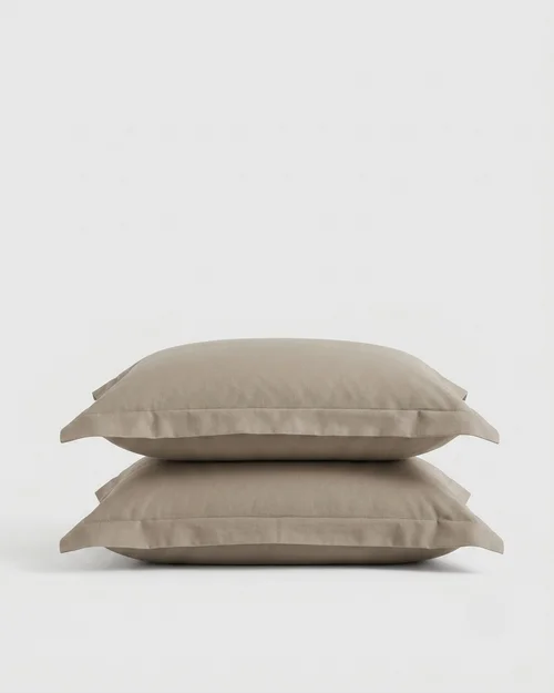 Soft Washed Cotton Breathable Skin-Friendly Pillowcase-2PCS