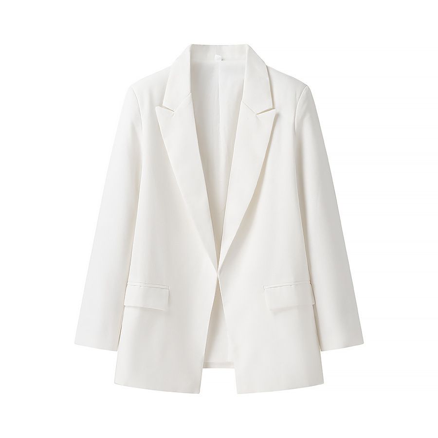 Blazer en lin, veste de tailleur classique pour femme, KUN-00003
