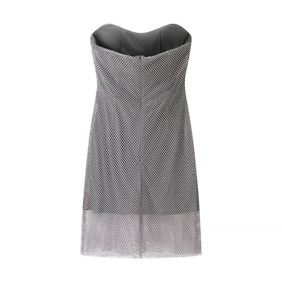 Bodycon Rhinestone Mini Dress KUN-00064