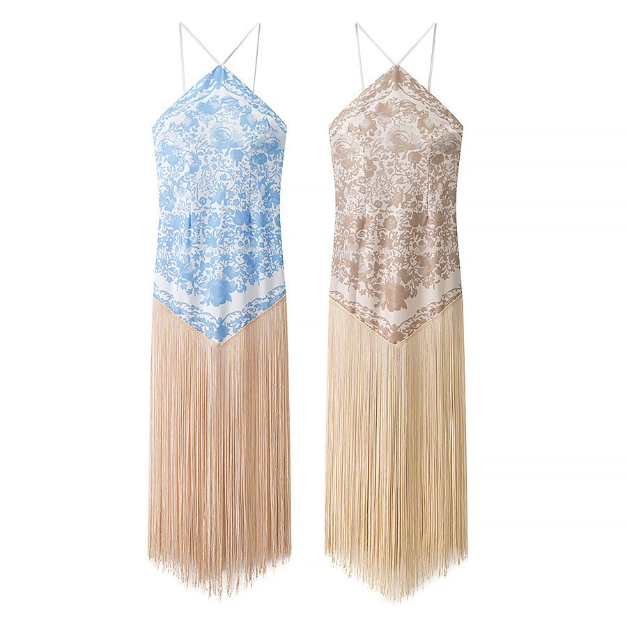 Abito da donna con scollo all'americana e paillettes - Elegante abito da festa/club KUN-00153