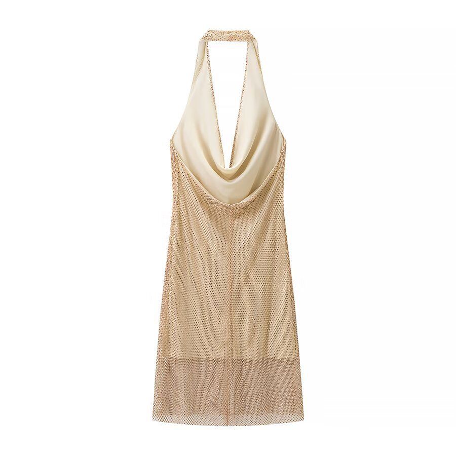 Women's Rhinestone Dress - Chic & Versatile KUN-00108