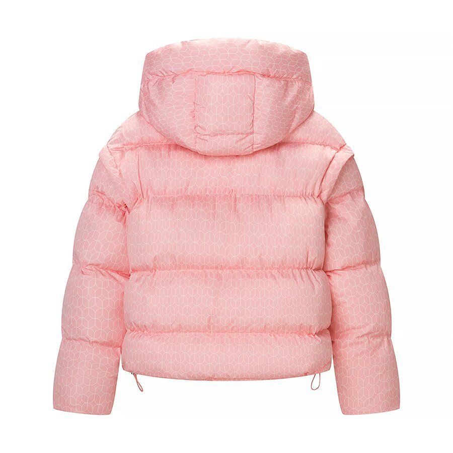 Women's Cotton Padded Jacket - European Style Printed Coat KUN-00004