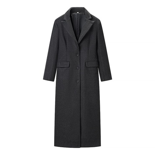 Wool Blend Overcoat - Stylish Mid-Length Outerwear KUN-00002