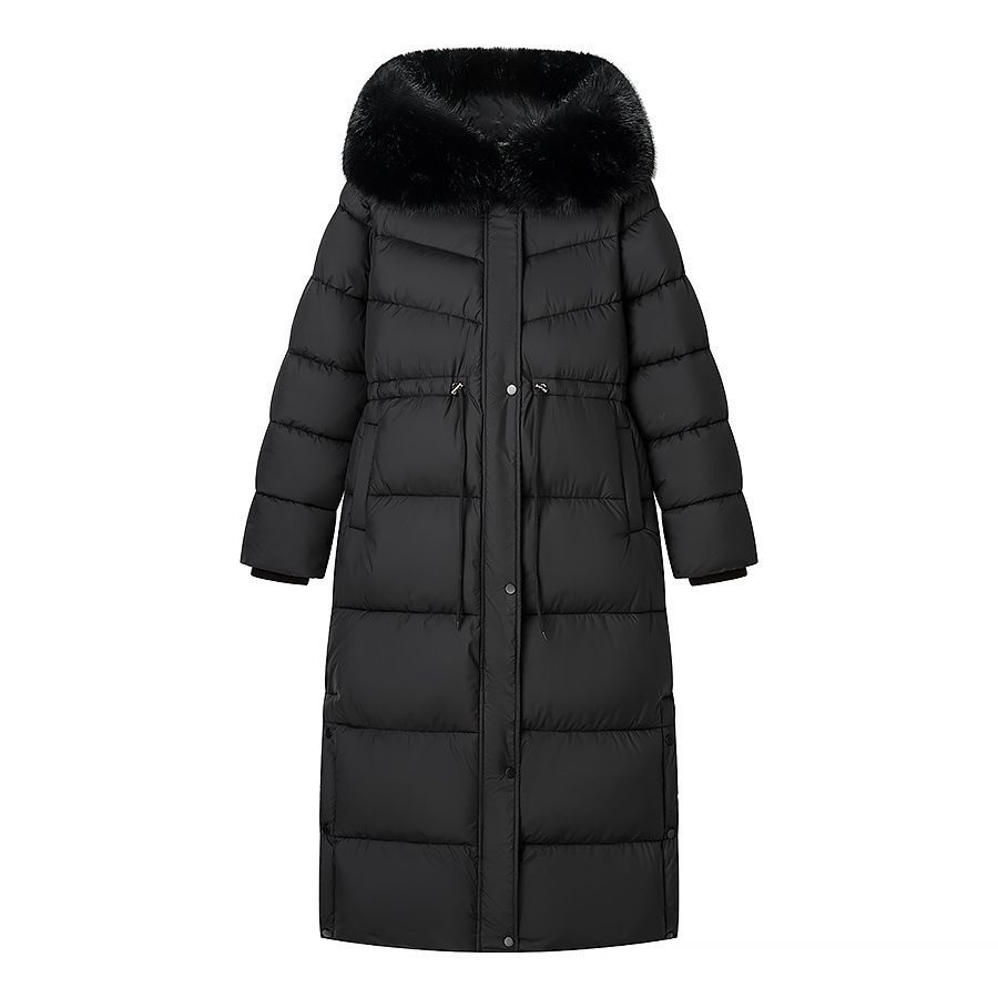 Women's Long Padded Cotton Coat - European Style Fashion KUN-00022