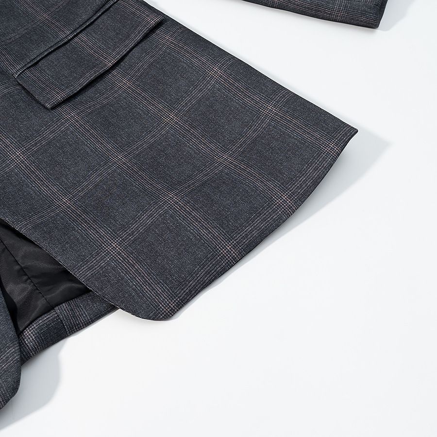 Giacca a quadri da donna - Elegante, casual e classica KUN-00154