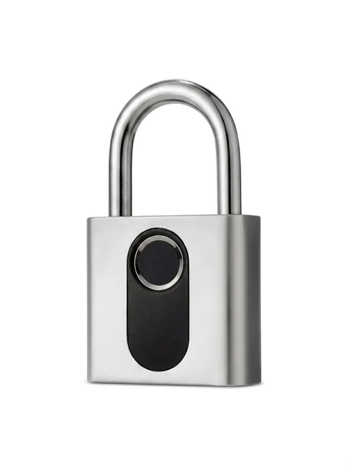 Bluetooth Smart Fingerprint Padlock with App Control, Keyless Entry Security Lock, 180-Day Standby, Shareable Access for Gym, Cabinet, Luggage