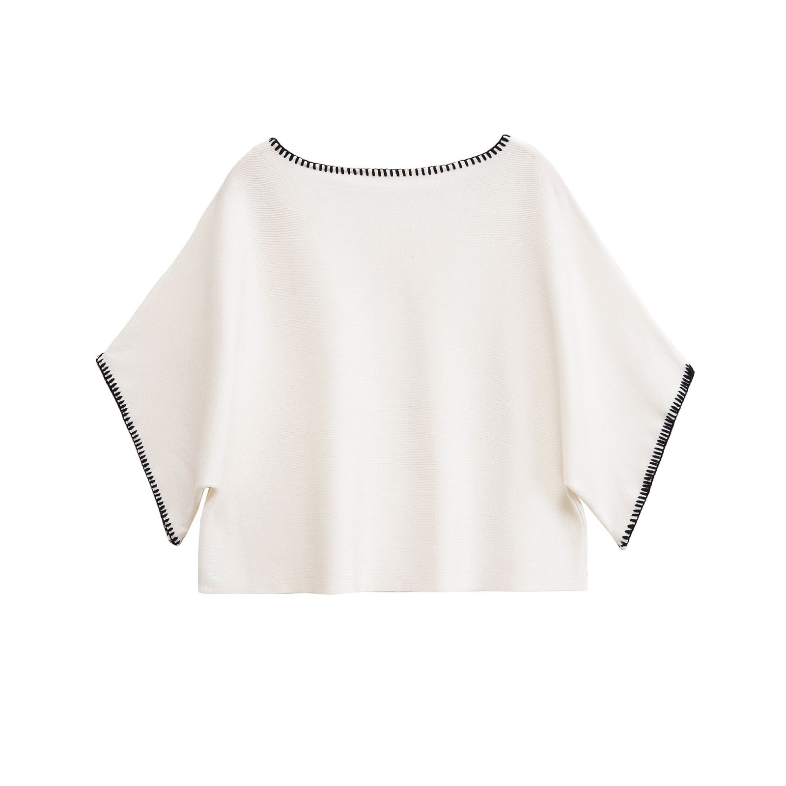 Knit Dress & Top Set - Color Block Embroidery KUN-00124