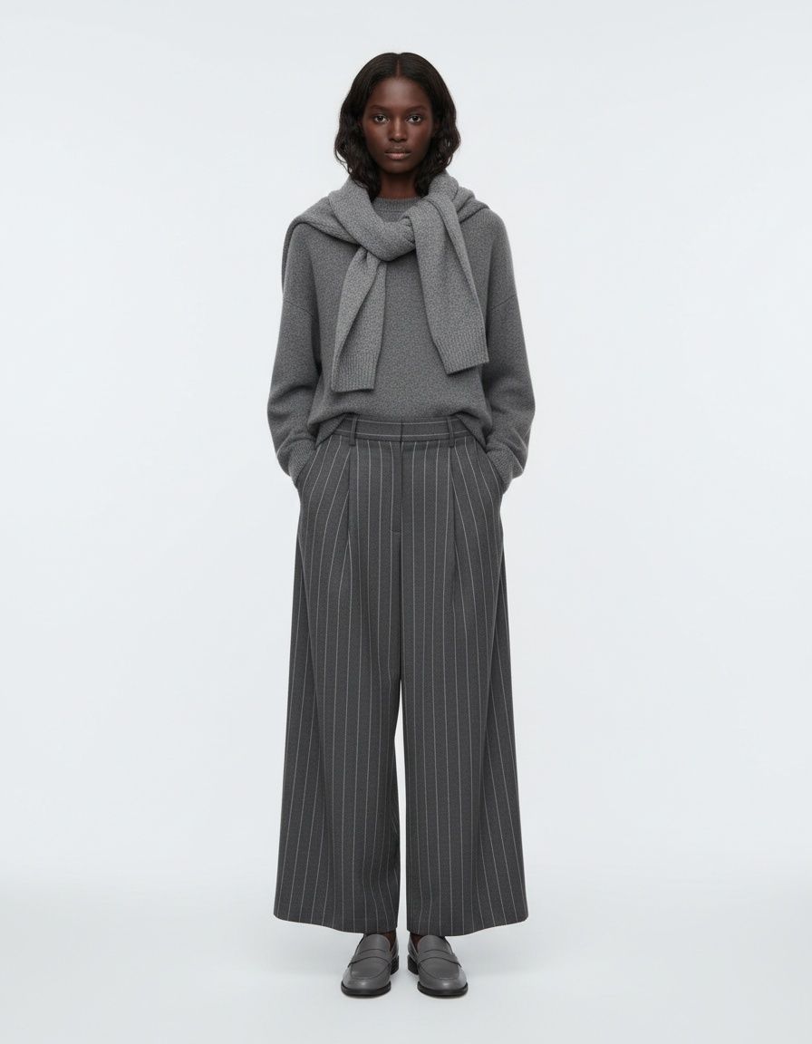 Women's Blazer Suit Set - Chic Wrap Style KUN-00015