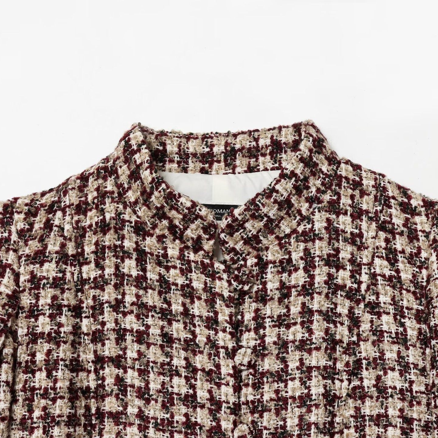Blazer met manchetten van imitatiebont - Damesjas in Europese stijl KUN-00010
