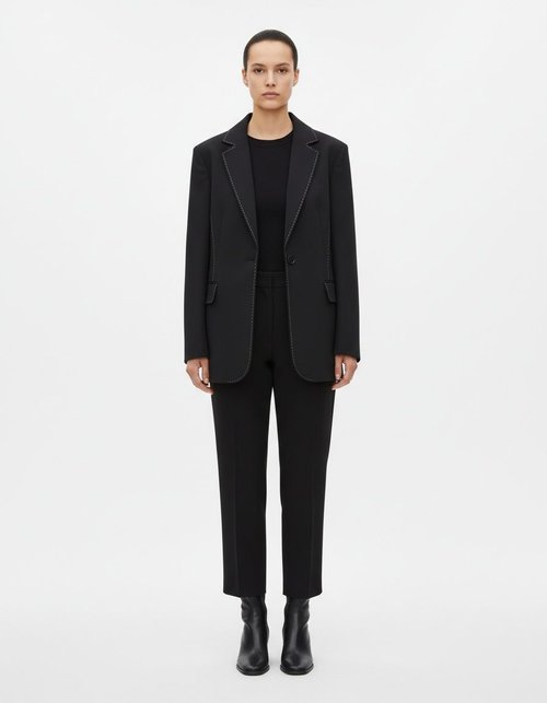 Blazer Women's Long Sleeve Quilted Casual Chic Suit KUN-00012