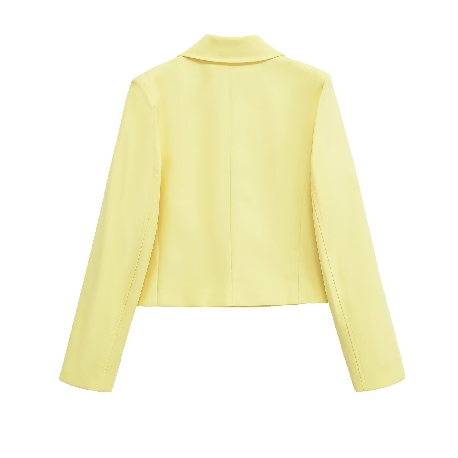 Blazer - Women's Double-Breasted Short Sleeve Trendy Jacket KUN-00023