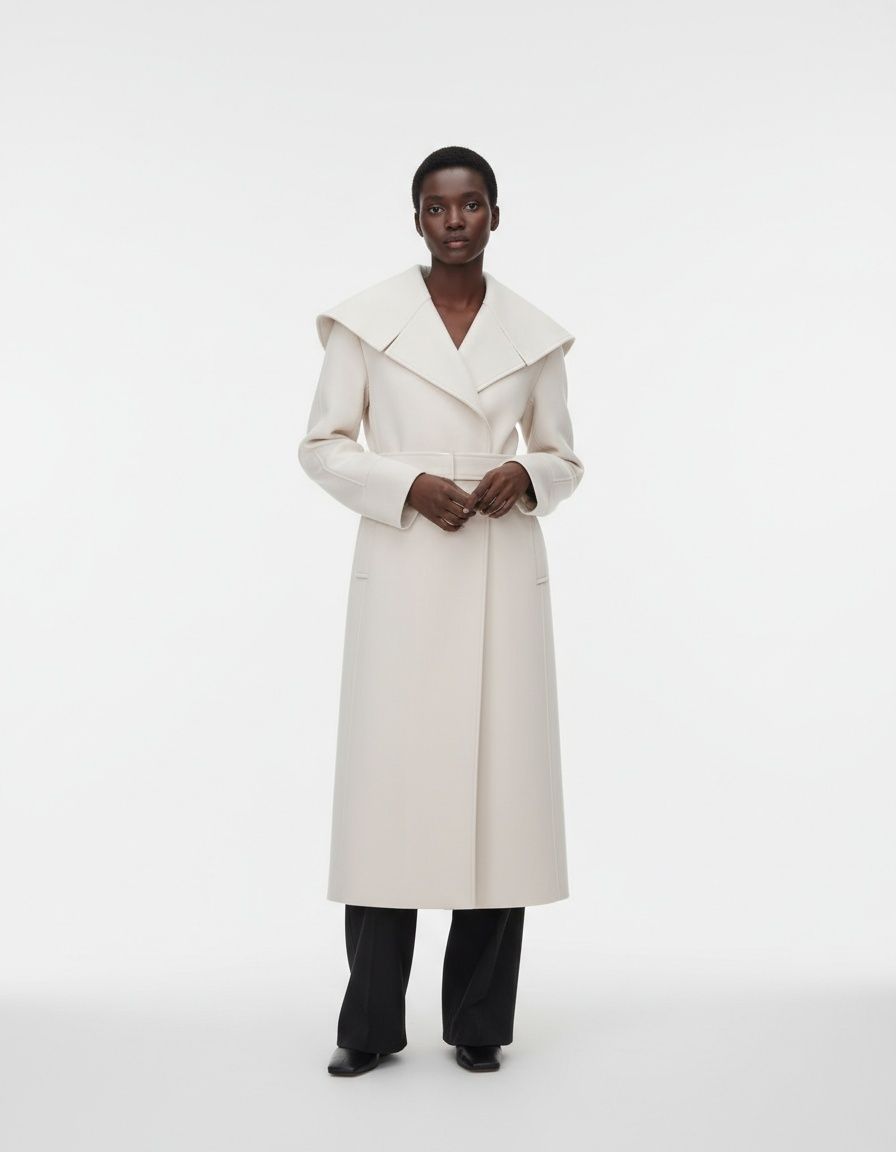 Cappotto doppiopetto in misto lana KUN-00011