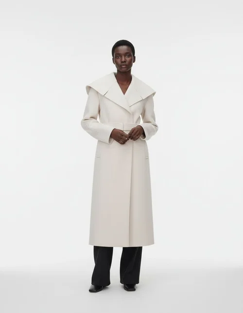 Cappotto doppiopetto in misto lana KUN-00011