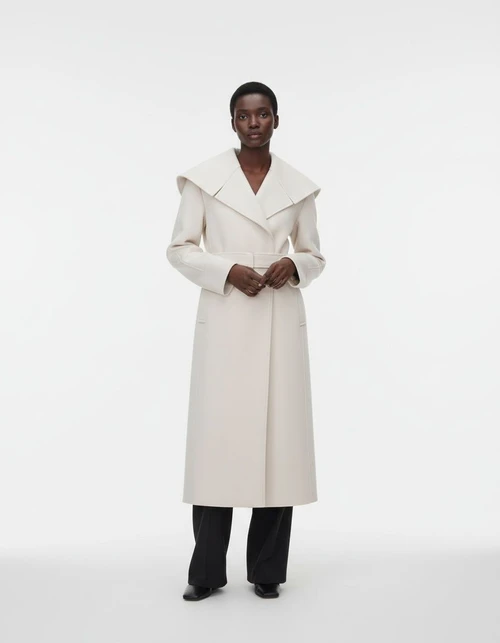 Cappotto doppiopetto in misto lana KUN-00011