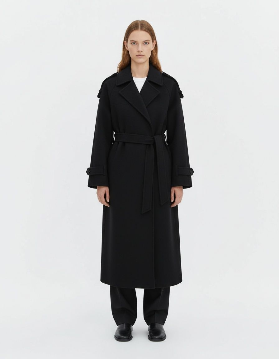 Damenmantel aus Wollmischung - Stilvoller Freizeitmantel KUN-00012