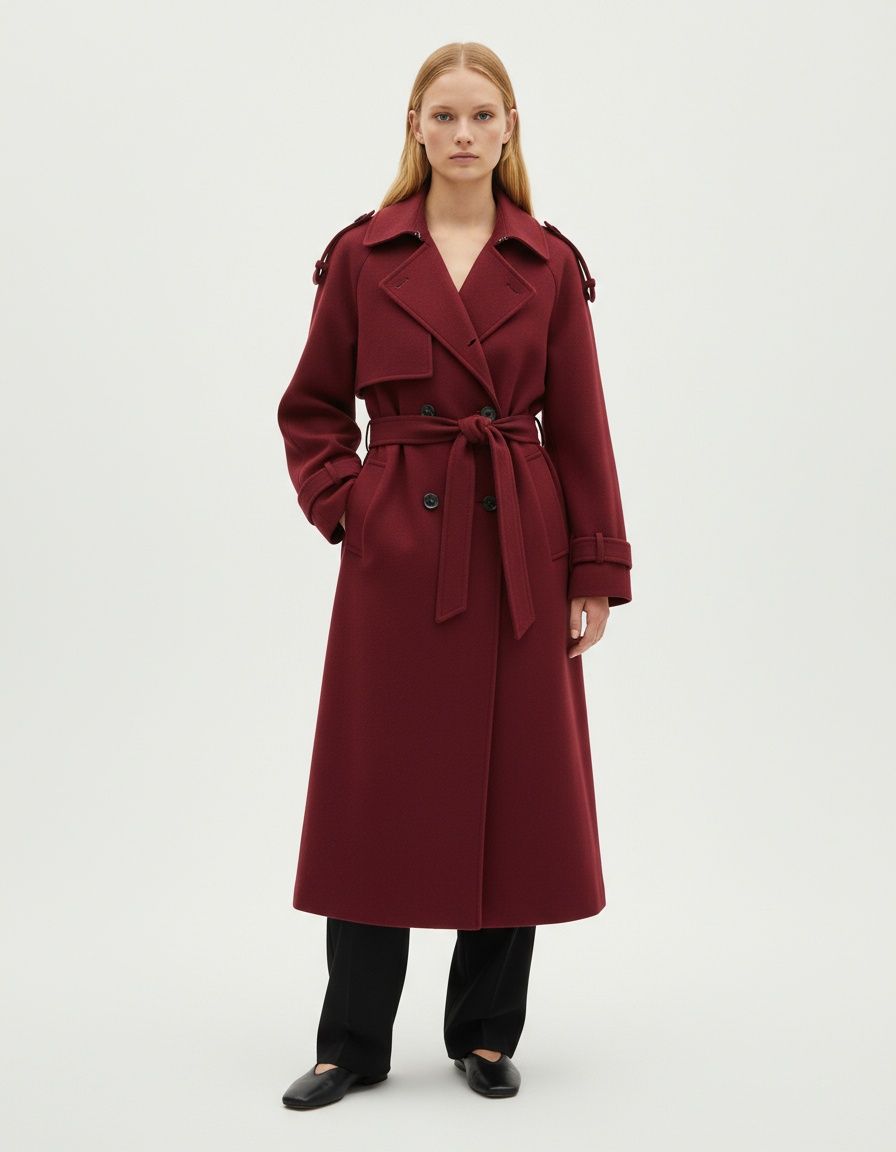 Cappotto da donna in misto lana - Elegante cappotto casual KUN-00012