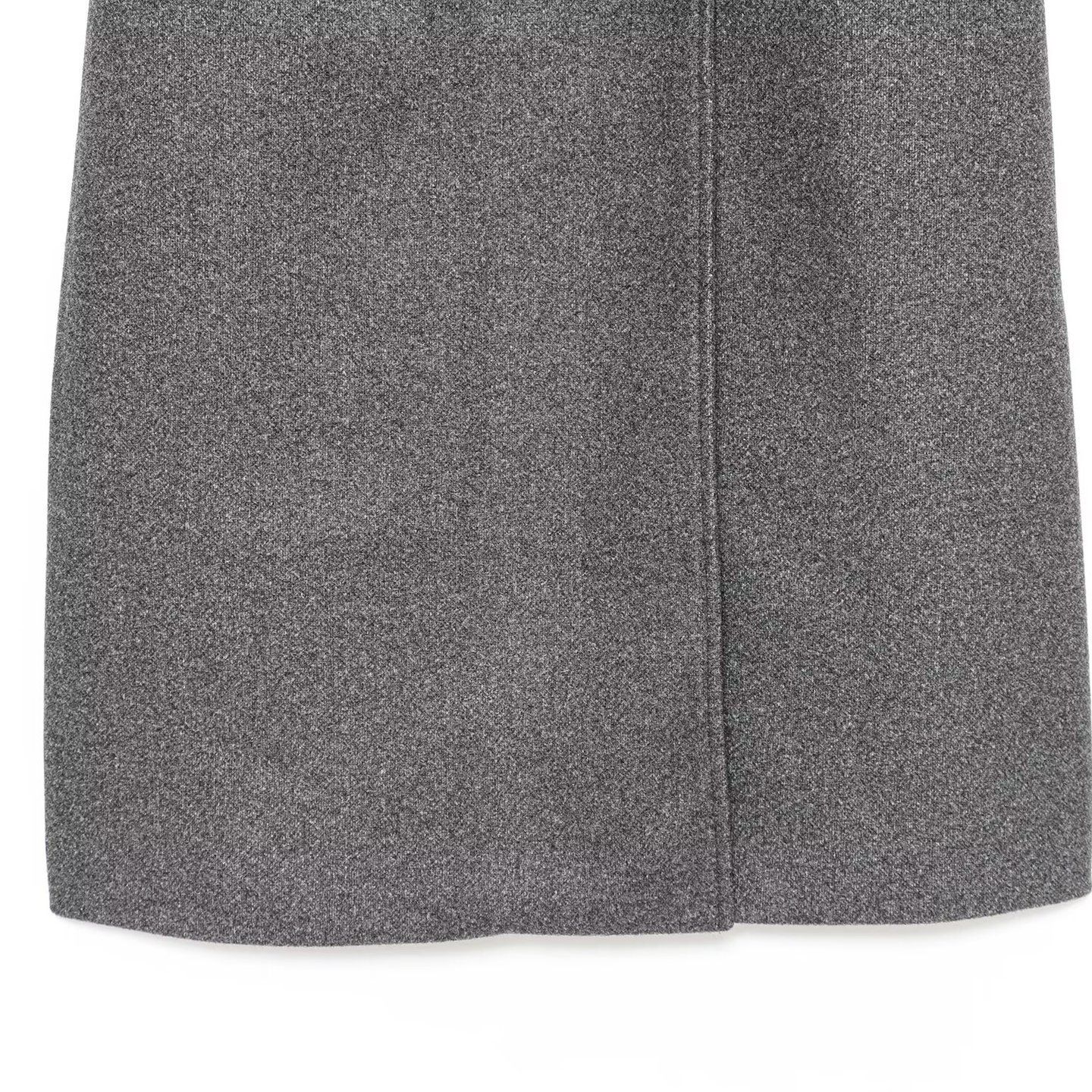 Cappotto in misto lana con cintura, stile retrò chic, modello KUN-00019