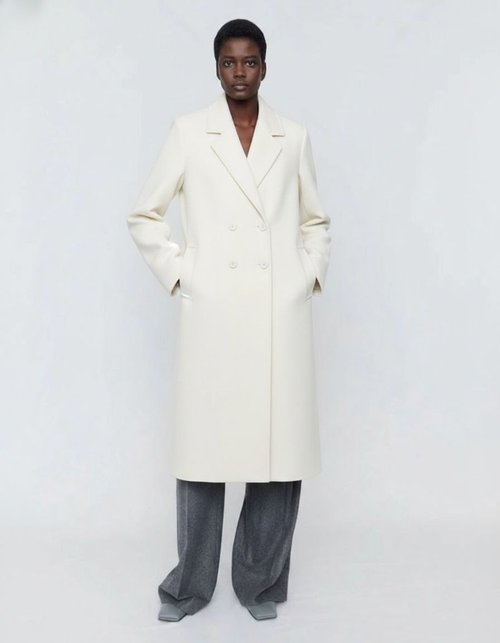 Blend Wool Coat Trendy Casual Outerwear KUN-00021