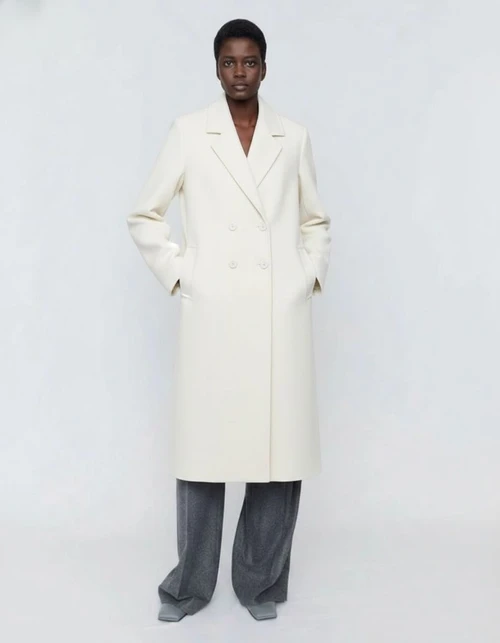 Cappotto in misto lana, capospalla casual e alla moda KUN-00021