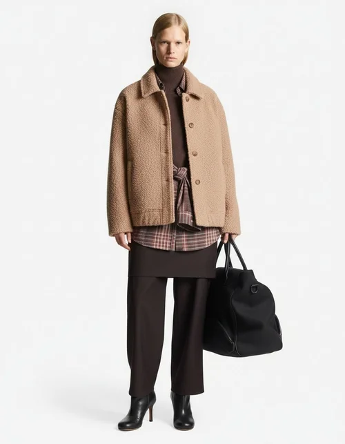 Wool Blend Women's Classic Fashion Coat KUN-00023