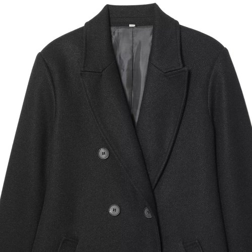 Women's Double-Breasted Long Coat Trench Coat - European Style KUN-00046