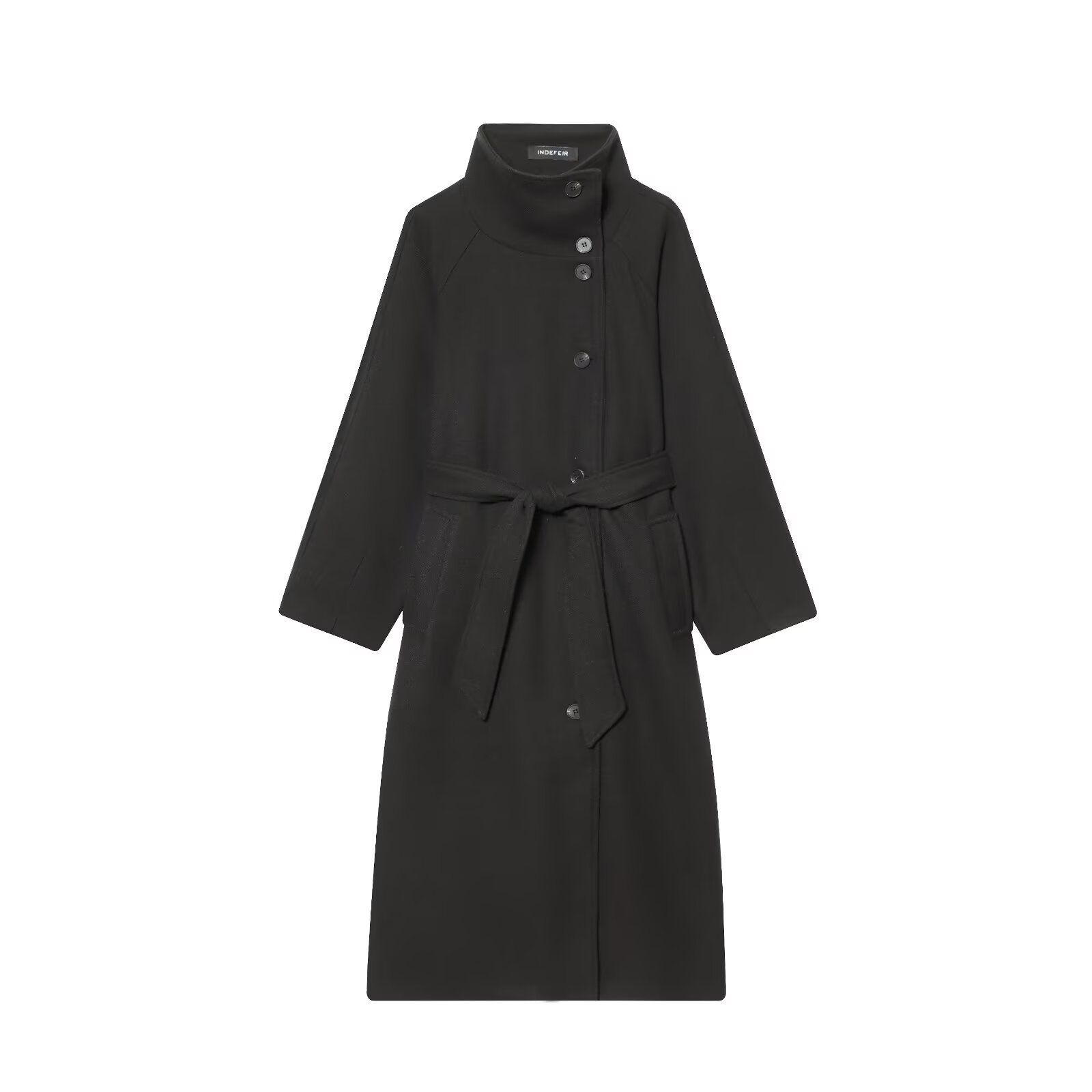 Cappotto trench da donna con cintura - Elegante cappotto casual KUN-00054