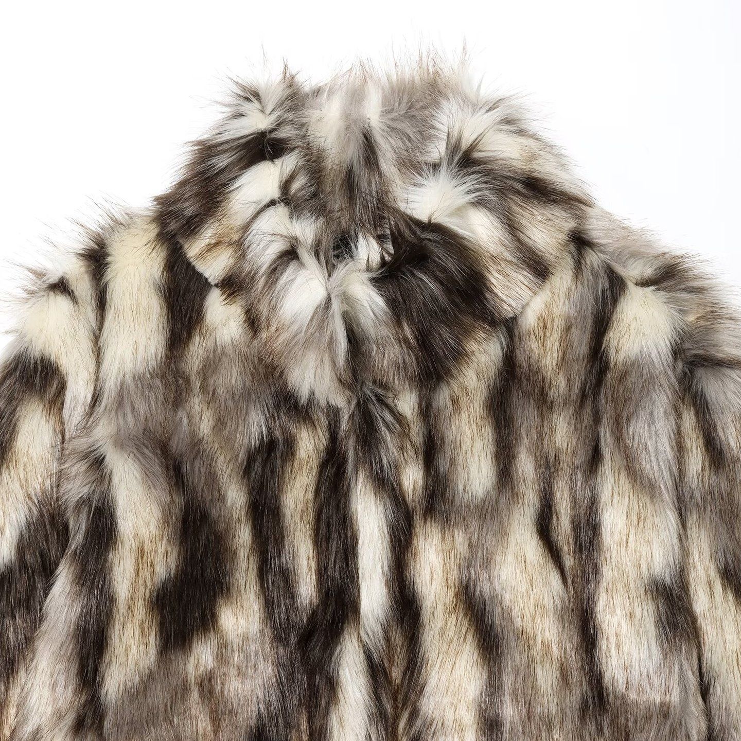 Cappotto in pelliccia sintetica - Capospalla alla moda in stile europeo KUN-00075