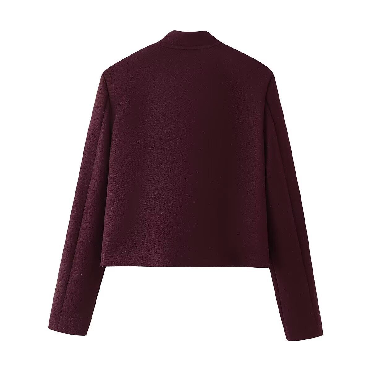 Veste courte en similicuir - Élégante, douce et classique KUN-00009