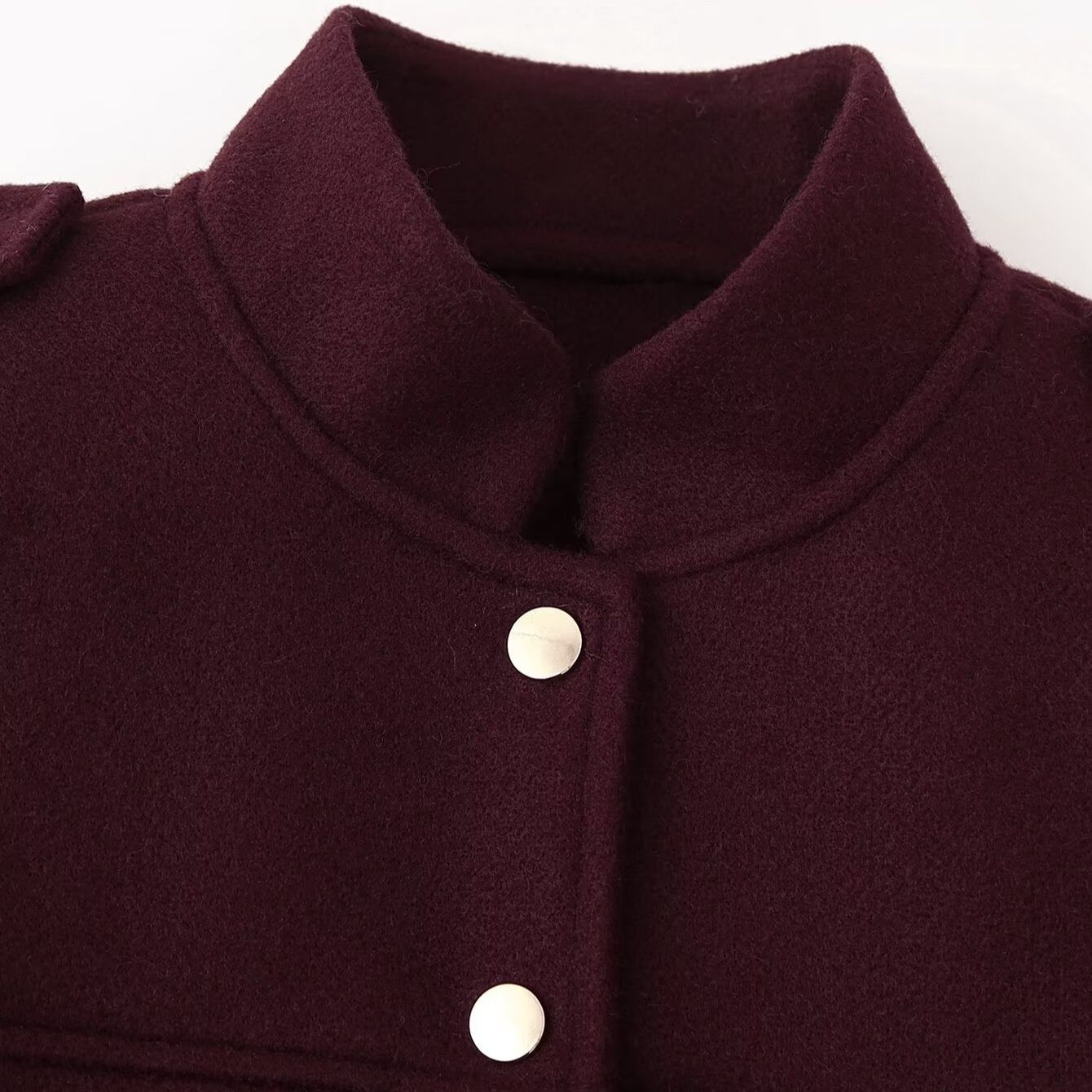 Veste courte en similicuir - Élégante, douce et classique KUN-00009