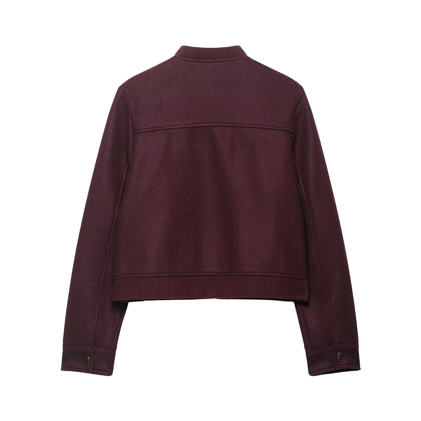 Women's Soft Casual Cropped Jacket - Trendy European Style KUN-00027