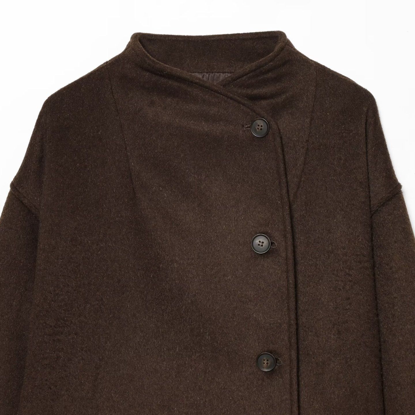 Women's Soft Double-Breasted Long Sleeve Jacket KUN-00051
