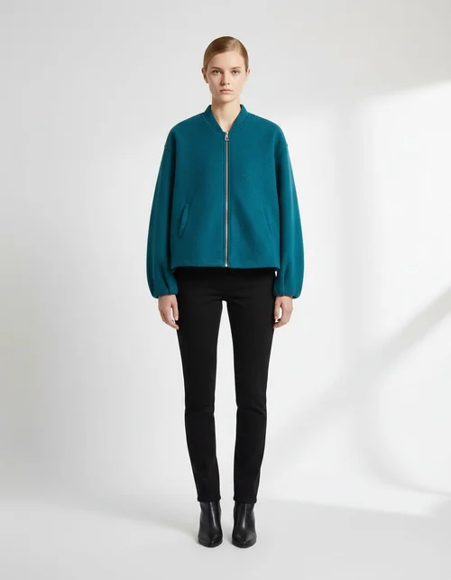 Chaqueta de aviador suave para mujer - Casual Chic KUN-00064