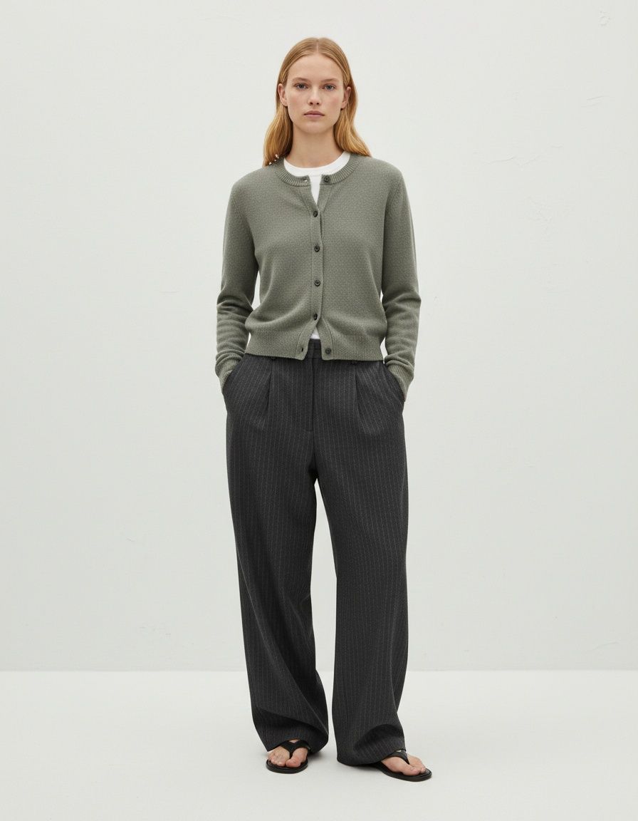 Manteau femme en mélange de laine et cachemire - Style basique chic KUN-00065