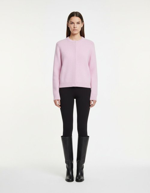 Abrigo de mujer en mezcla de lana y cachemira - Estilo básico elegante KUN-00065