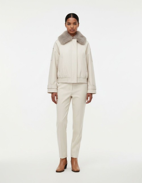 Giacca a vento corta - Elegante giacca casual impermeabile KUN-00074