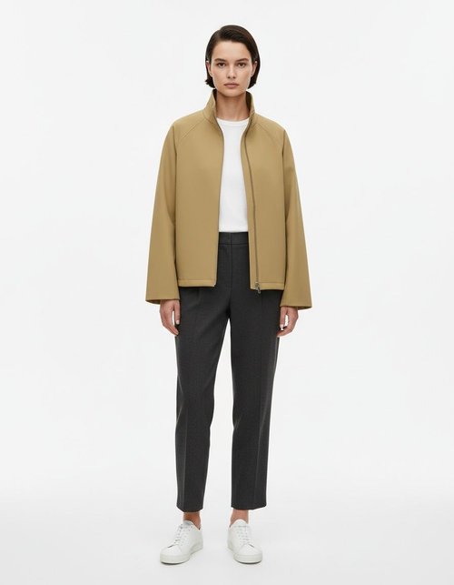 Gabardina corta para mujer - Elegante, versátil y ligera KUN-00091