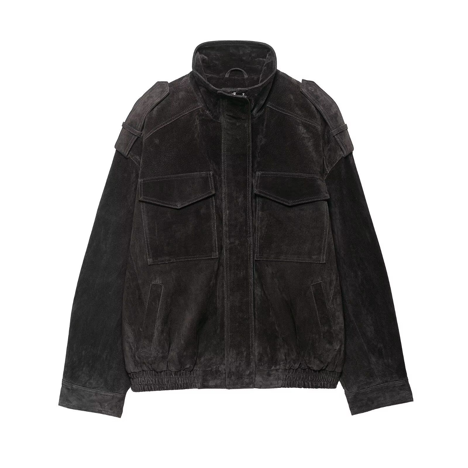 Veste en similicuir suédé - Vêtement d'extérieur décontracté et élégant KUN-00140