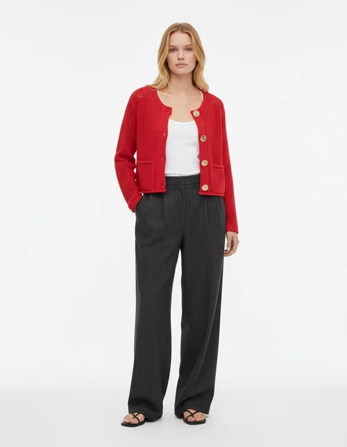 Chunky Knit Cardigan - Trendy European Style Outerwear KUN-00145