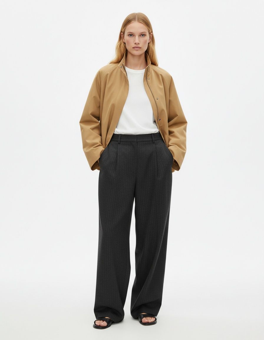 Trench corto da donna alla moda - Elegante capospalla casual KUN-00146