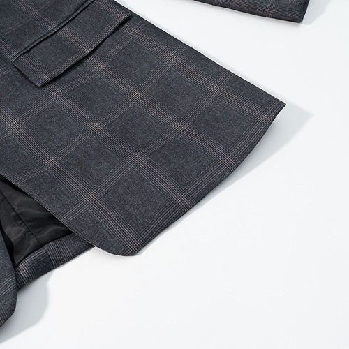 Giacca a quadri da donna - Elegante, casual e classica KUN-00154