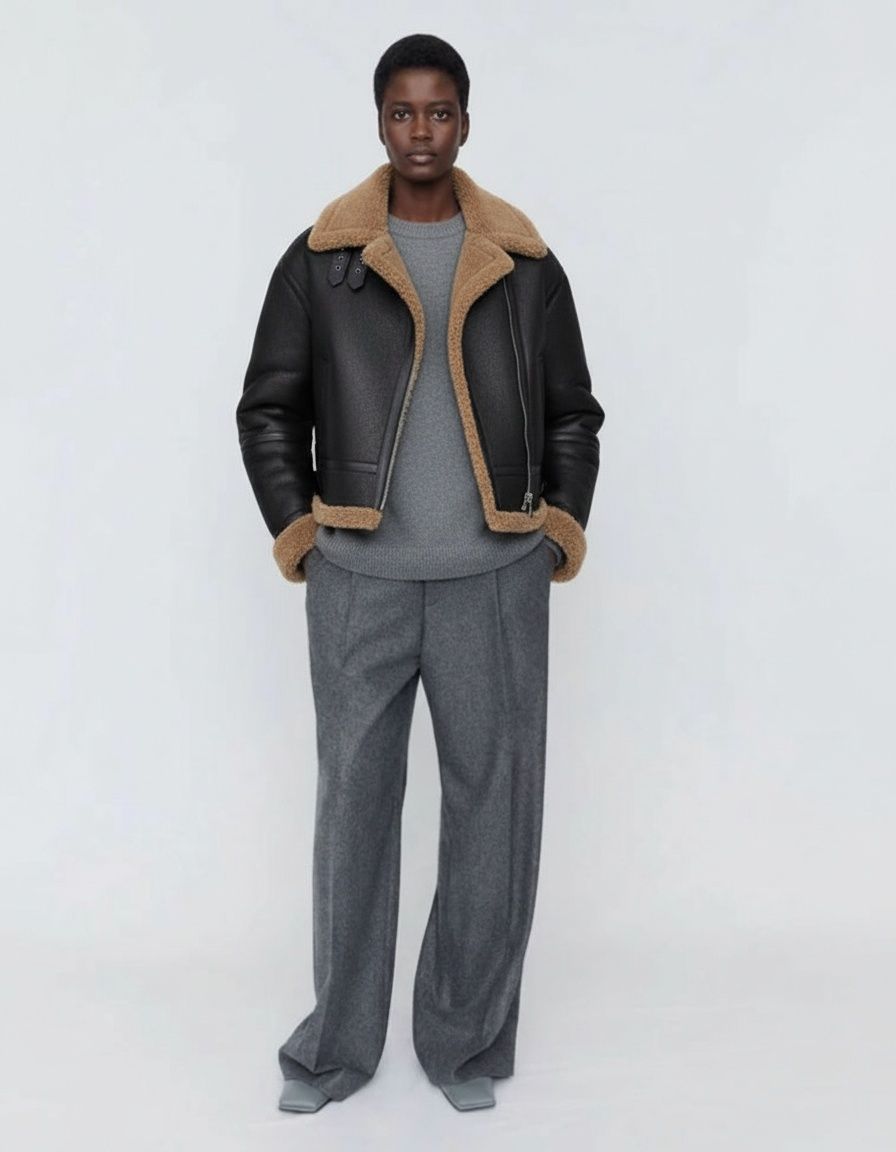 Giacca corta reversibile da donna - Elegante capospalla casual KUN-00164