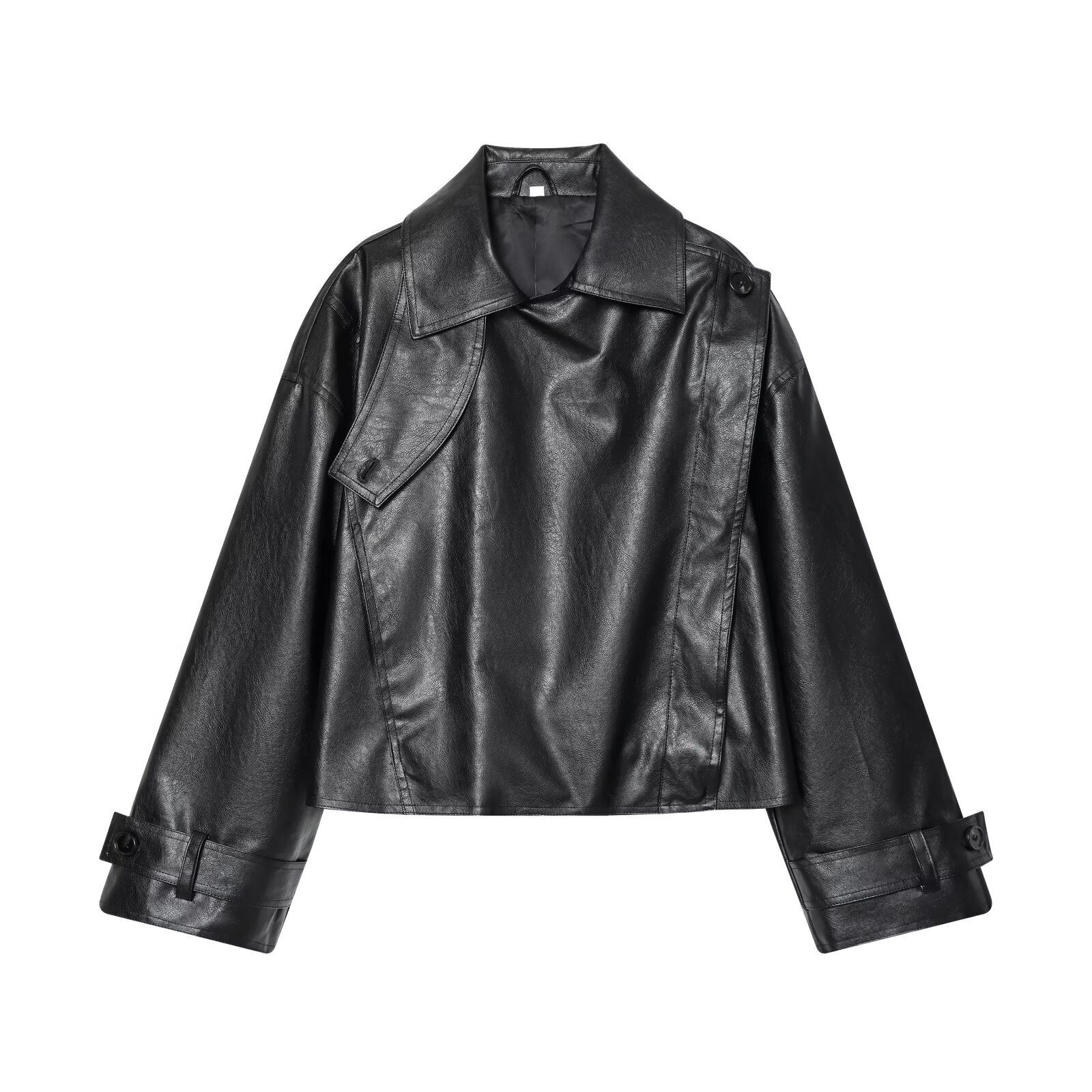 Women's Fashion Jacket - Shiny Casual Outerwear KUN-00173