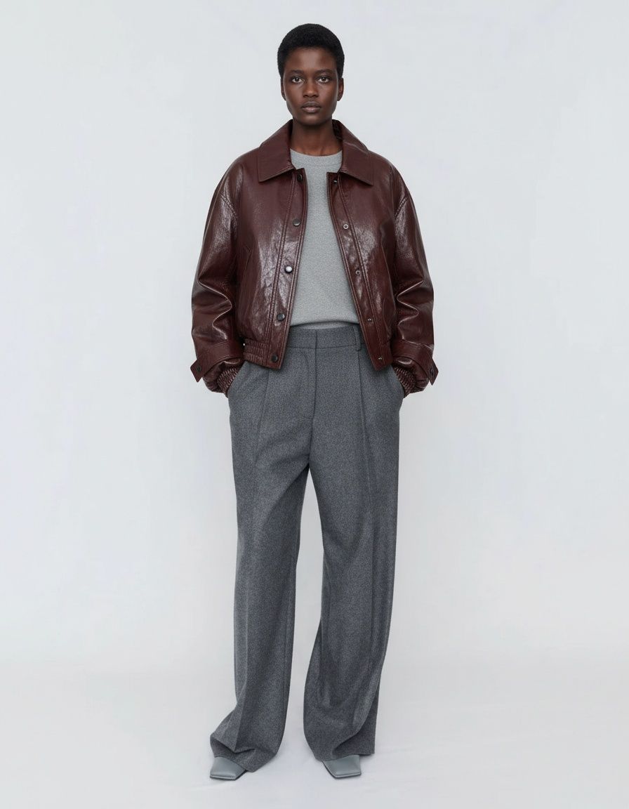 Women's Fashion Jacket - Shiny Casual Outerwear KUN-00173