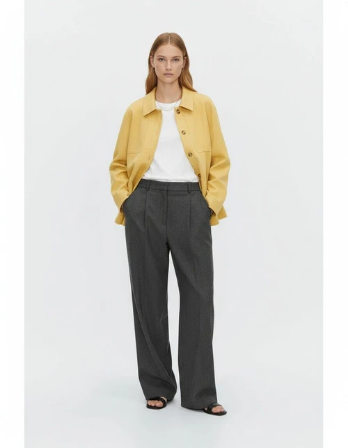 Suede Jacket Women's Fashion Casual Versatile Outerwear KUN-00224