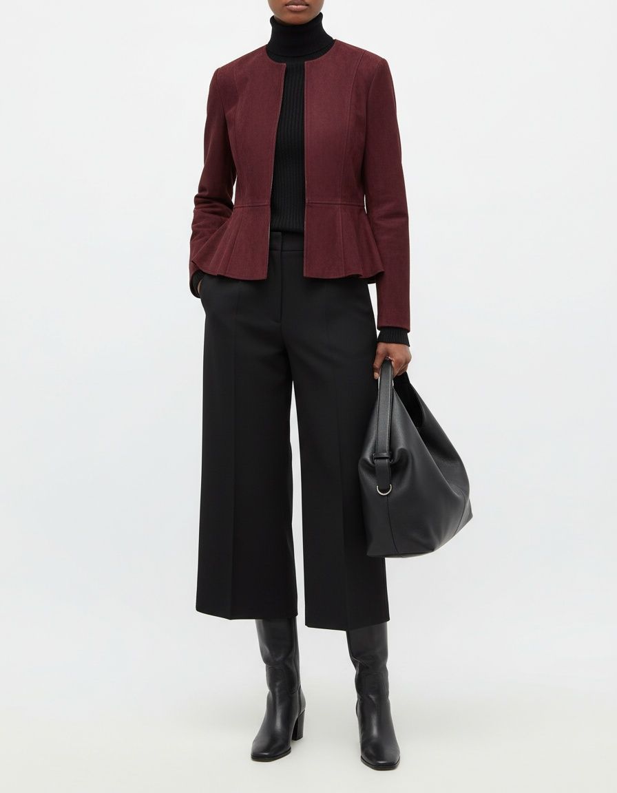 Suède minirokjasje met riem - Europese stijl KUN-00291