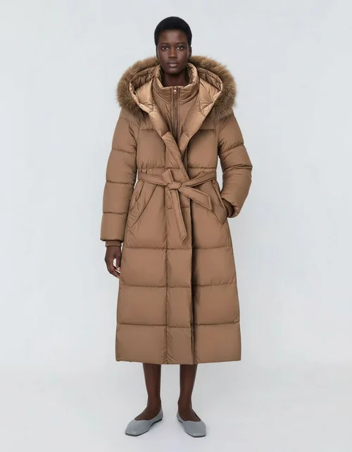 Women's Padded Long Coat Classic Fashion KUN-00020