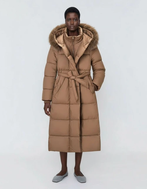 Women's Padded Long Coat Classic Fashion KUN-00020