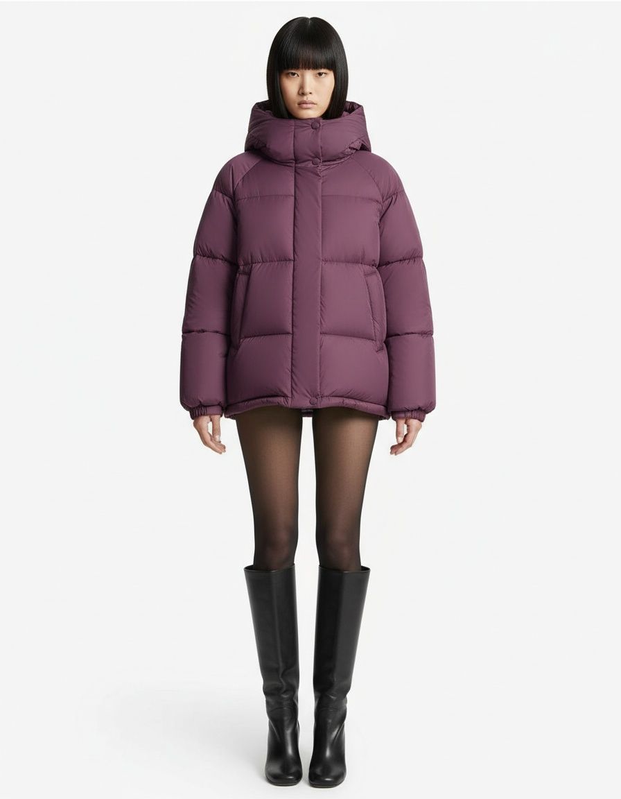 Women's Hooded Padded Coat Warm Winter Jacket KUN-00021